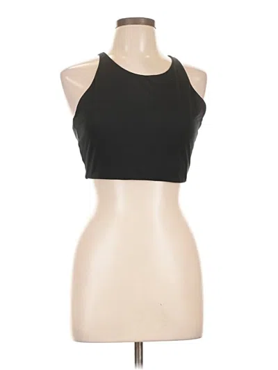 Pre-owned Girlfriend Collective Tank Top Black Halter Neckline Tops