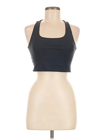 Pre-owned Girlfriend Collective Tank Top Black Halter Neckline Tops