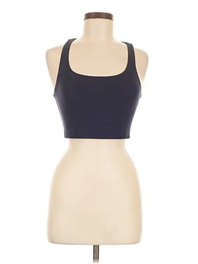 Pre-owned Girlfriend Collective Tank Top Black Halter Neckline Tops