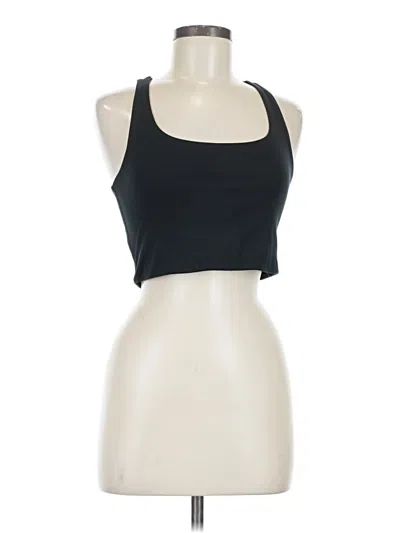 Pre-owned Girlfriend Collective Tank Top Black Halter Neckline Tops