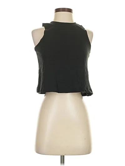 Pre-owned Girlfriend Collective Tank Top Black Halter Neckline Tops