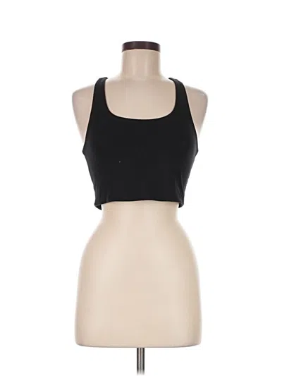 Pre-owned Girlfriend Collective Tank Top Black Halter Neckline Tops