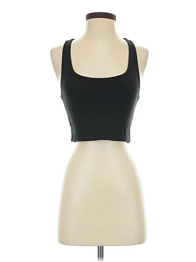 Pre-owned Girlfriend Collective Tank Top Black Halter Neckline Tops