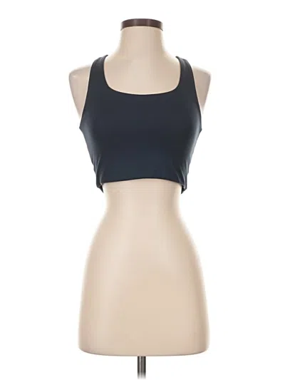 Pre-owned Girlfriend Collective Tank Top Black Halter Neckline Tops