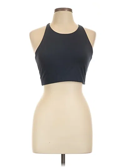 Pre-owned Girlfriend Collective Tank Top Black Halter Neckline Tops