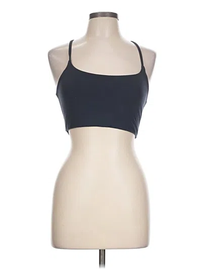 Pre-owned Girlfriend Collective Tank Top Black Halter Neckline Tops