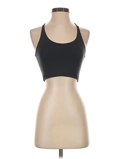 Pre-owned Girlfriend Collective Tank Top Black Halter Neckline Tops