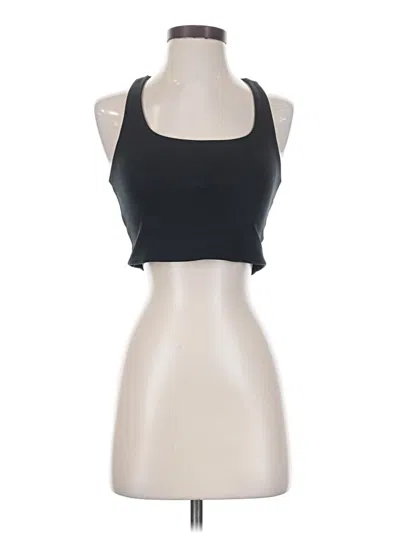Pre-owned Girlfriend Collective Tank Top Black Halter Neckline Tops