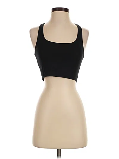 Pre-owned Girlfriend Collective Tank Top Black Halter Neckline Tops