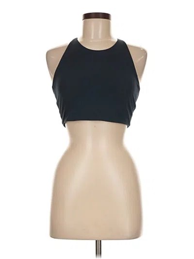 Pre-owned Girlfriend Collective Tank Top Black Halter Neckline Tops