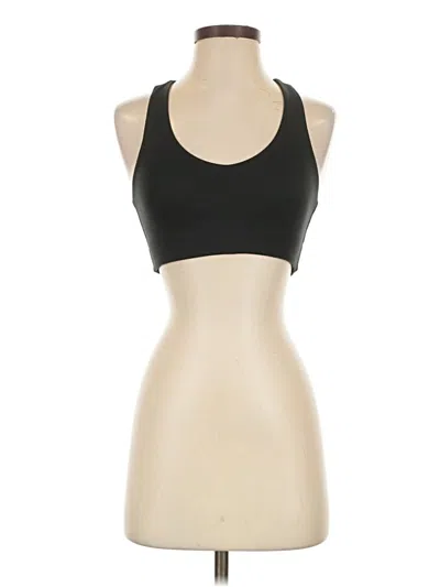 Pre-owned Girlfriend Collective Tank Top Black Halter Neckline Tops