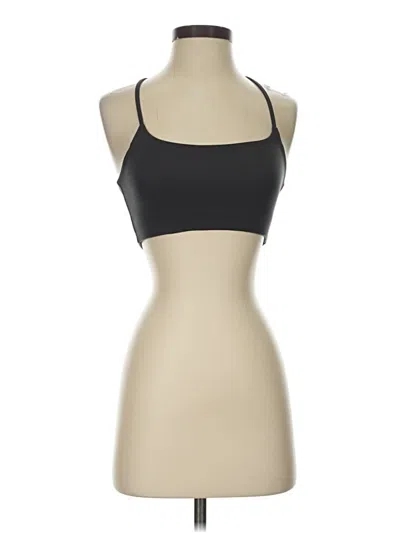 Pre-owned Girlfriend Collective Tank Top Black Halter Neckline Tops