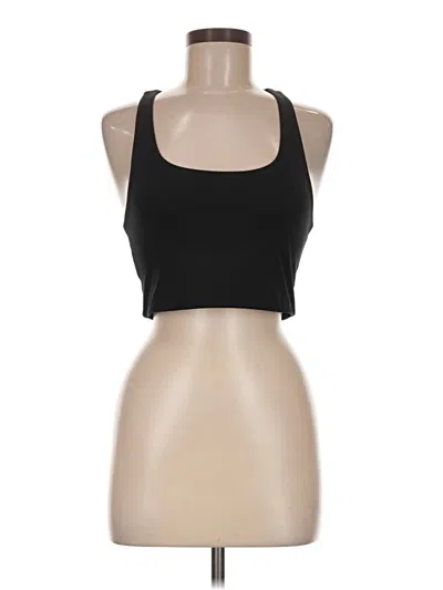 Pre-owned Girlfriend Collective Tank Top Black Halter Neckline Tops