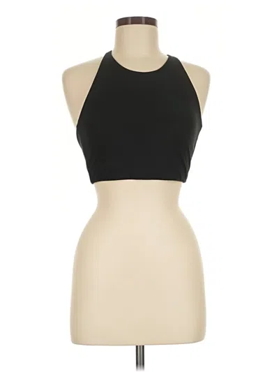 Pre-owned Girlfriend Collective Tank Top Black Halter Neckline Tops