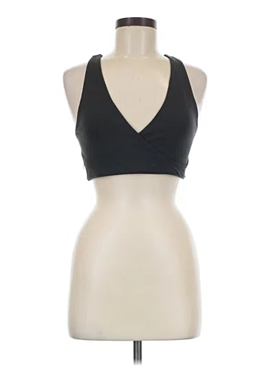 Pre-owned Girlfriend Collective Tank Top Black Halter Neckline Tops