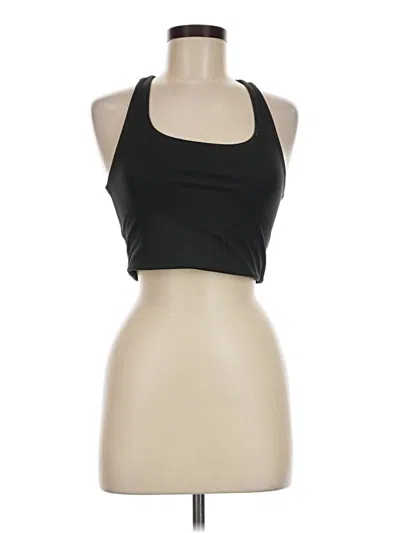 Pre-owned Girlfriend Collective Tank Top Black Halter Neckline Tops