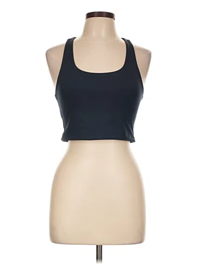 Pre-owned Girlfriend Collective Tank Top Black Halter Neckline Tops