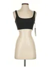 Girlfriend Collective Tank Top Black Strapless Neckline Tops In Black