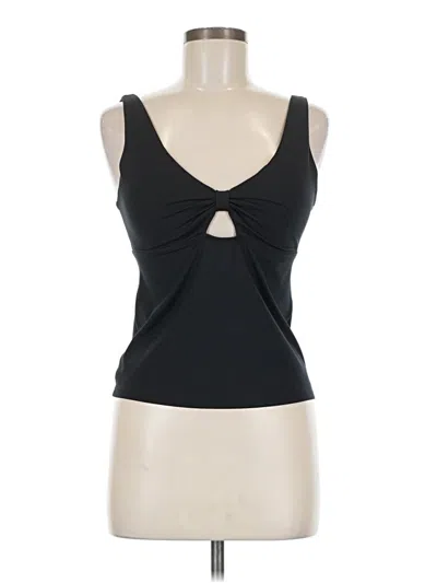 Pre-owned Girlfriend Collective Tank Top Black Strapless Neckline Tops