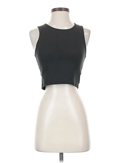 Pre-owned Girlfriend Collective Tank Top Black Strapless Neckline Tops