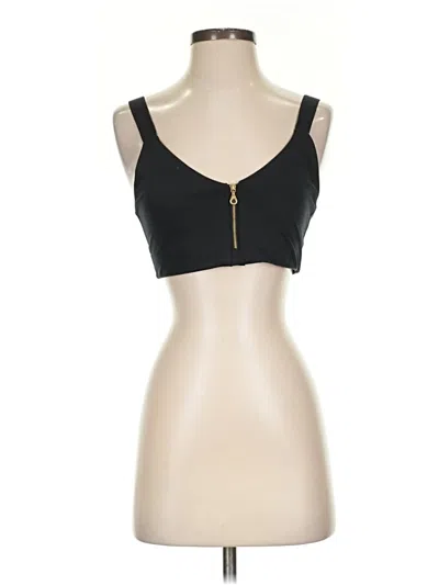 Pre-owned Girlfriend Collective Tank Top Black Strapless Neckline Tops