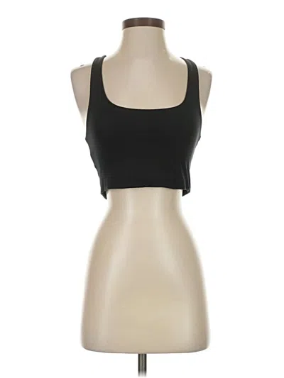 Pre-owned Girlfriend Collective Tank Top Black Strapless Neckline Tops