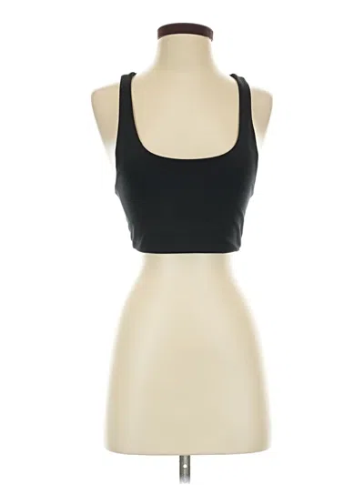 Pre-owned Girlfriend Collective Tank Top Black Strapless Neckline Tops
