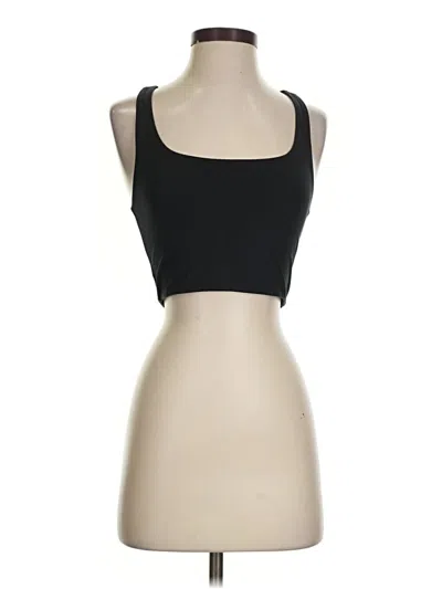 Pre-owned Girlfriend Collective Tank Top Black Strapless Neckline Tops