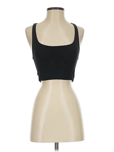 Pre-owned Girlfriend Collective Tank Top Black Strapless Neckline Tops