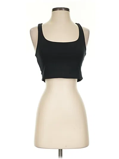 Pre-owned Girlfriend Collective Tank Top Black Strapless Neckline Tops