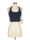Girlfriend Collective Tank Top Blue Halter Neckline Tops In Blue