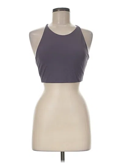 Pre-owned Girlfriend Collective Tank Top Gray Halter Neckline Tops