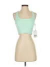 Girlfriend Collective Tank Top Green Halter Neckline Tops In Green