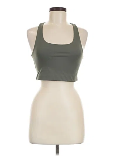 Pre-owned Girlfriend Collective Tank Top Green Halter Neckline Tops