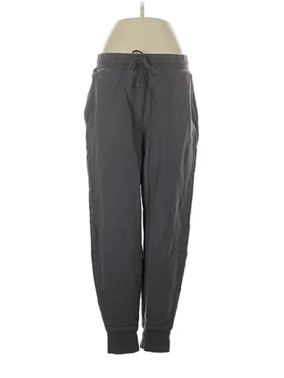 Pre-owned Girlfriend Collective Track Pants In Gray