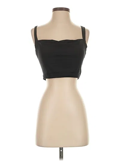 Pre-owned Girlfriend Collective Tube Top Black Strapless Neckline Tops