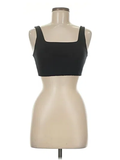 Pre-owned Girlfriend Collective Tube Top Black Strapless Neckline Tops