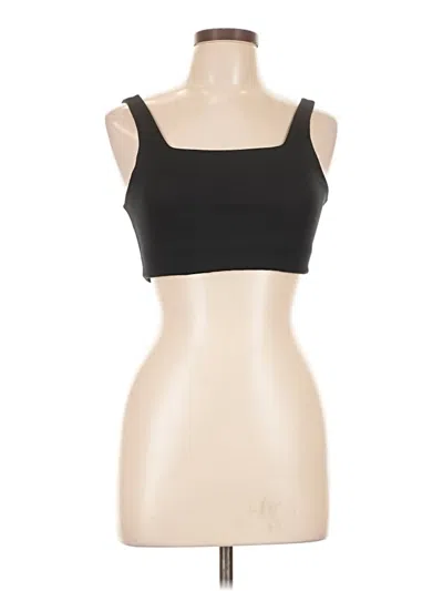 Pre-owned Girlfriend Collective Tube Top Black Strapless Neckline Tops
