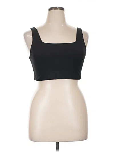 Pre-owned Girlfriend Collective Tube Top Black Strapless Neckline Tops