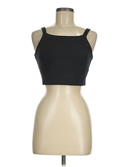 Pre-owned Girlfriend Collective Tube Top Black Strapless Neckline Tops