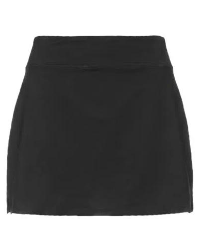Girlfriend Collective Woman Mini Skirt Black Size Xxl Recycled Polyester, Elastane