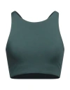 Girlfriend Collective Woman Top Dark Green Size L Recycled Polyester, Elastane