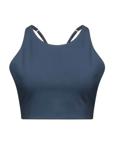 Girlfriend Collective Woman Top Deep Teal Size L Recycled Polyester, Elastane In Blue