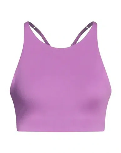 Girlfriend Collective Woman Top Purple Size Xs Recycled Polyester, Elastane