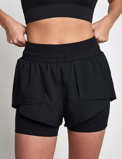 Girlfriend Collective Women's Fallon Trail Shorts In Black