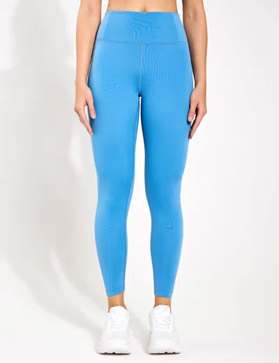 Girlfriend Collective Women's Float High Waisted 7/8 Legging In Blue