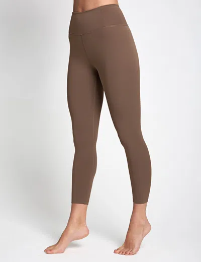 Girlfriend Collective Women's Float High Waisted 7/8 Legging In Brown