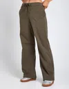 Girlfriend Collective Women's Millie Straight Leg Sweatpant In Brown