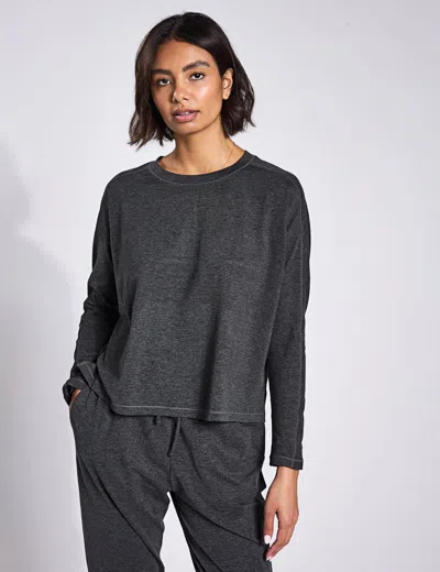 Girlfriend Collective Women's Reset Long Sleeve Tee In Gray