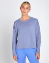 Girlfriend Collective Women's Reset Long Sleeve Tee In Gray